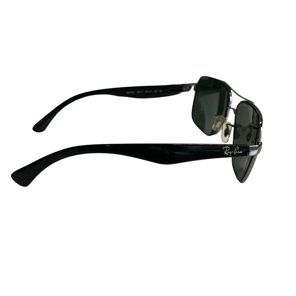 Ray-Ban Sunglasses Men Double Brow Bar Classic 60mm Metal RB3483 Gunmetal